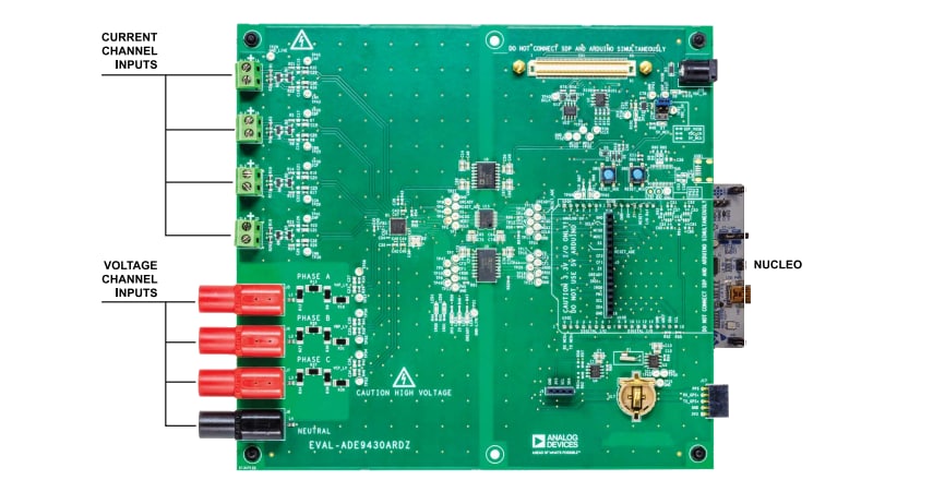 Analog Devices Inc. EVAL-ADE9430ARDZ Evaluation Board